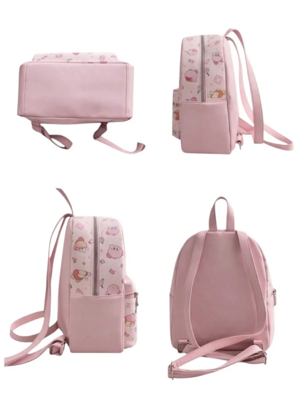 Nintendo Kirby of the Stars Mini Backpack Pink All Over Print Kawaii Video Game